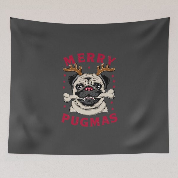 Item preview, Merry pugmas designed and sold by FriendlyLlama.