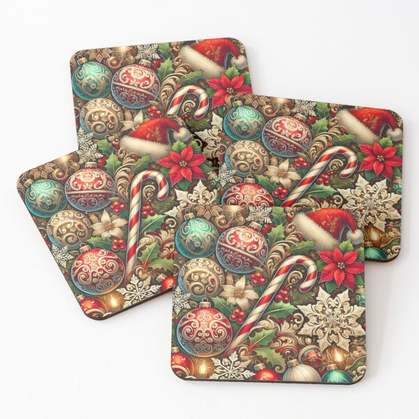Item preview, Bright and Festive Christmas Pattern Design designed and sold by GrizzlyCollective.