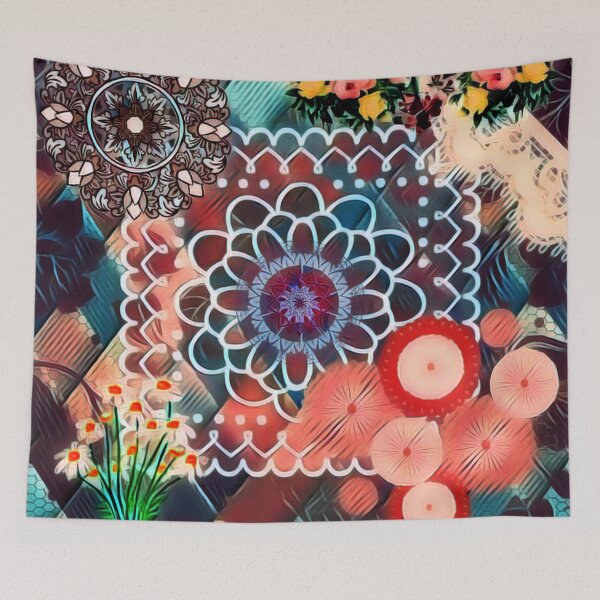 Item preview, Harlequin Quilt designed and sold by lindosilks.