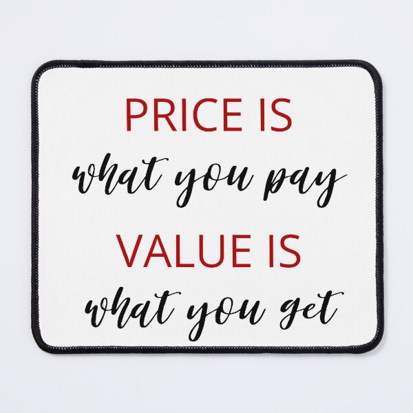 Item preview, Price vs. Value designed and sold by Flagship  Assistance Before Assistants.