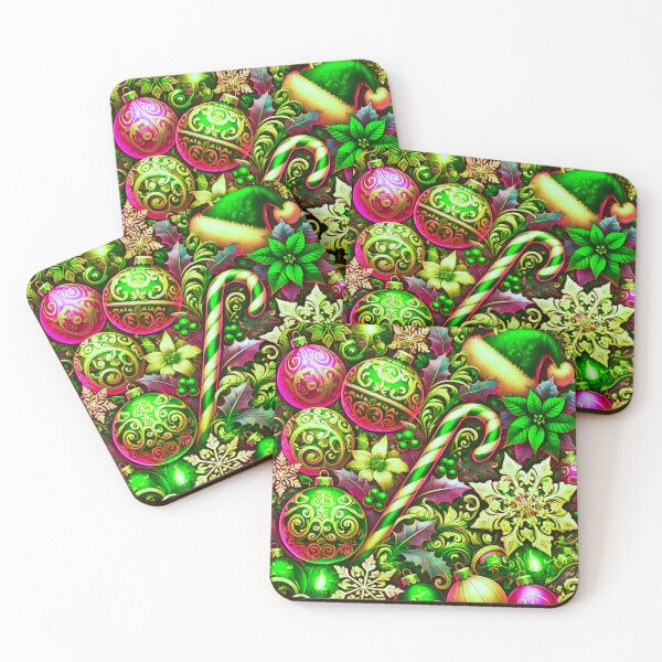 Item preview, Holiday-Inspired Festive Pattern with Vibrant Colors designed and sold by GrizzlyCollective.