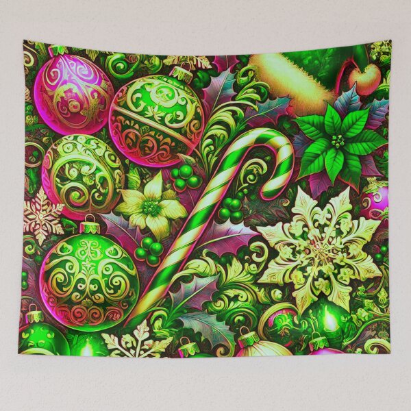 Item preview, Holiday-Inspired Festive Pattern with Vibrant Colors designed and sold by GrizzlyCollective.