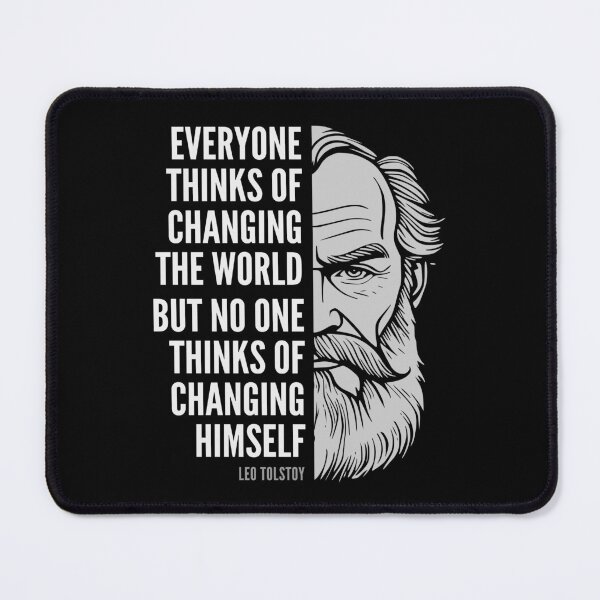 Item preview, Leo Tolstoy Inspirational Quote: Changing designed and sold by Elvin Dantes.