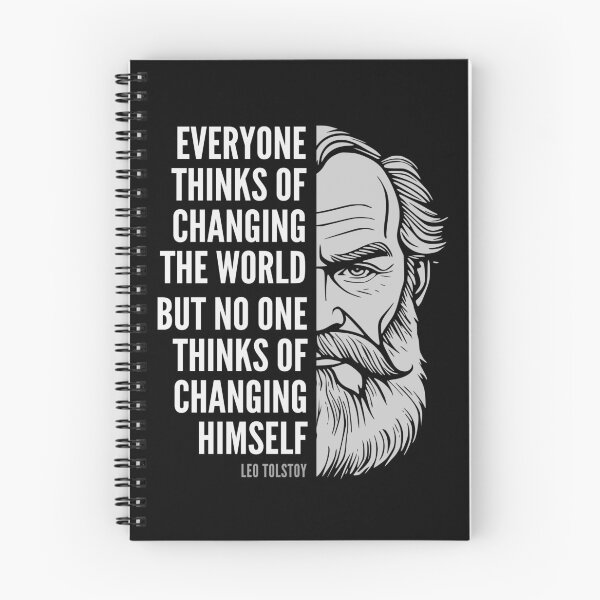 Item preview, Leo Tolstoy Inspirational Quote: Changing designed and sold by Elvin Dantes.