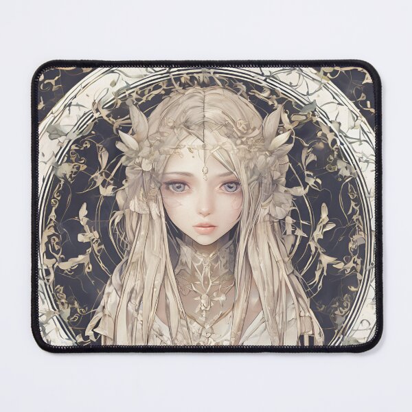 Item preview, Anime Elf, Elf girl, Girl, Anime, fantasy, astarion girl, magic, designed and sold by GOLDENGARDENART.