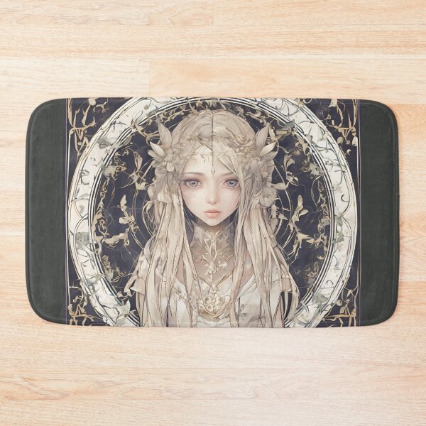 Item preview, Anime Elf, Elf girl, Girl, Anime, fantasy, astarion girl, magic, designed and sold by GOLDENGARDENART.
