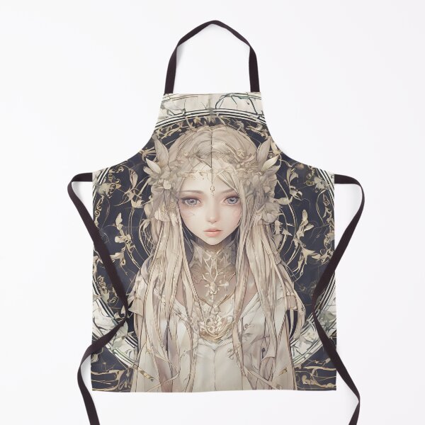 Item preview, Anime Elf, Elf girl, Girl, Anime, fantasy, astarion girl, magic, designed and sold by GOLDENGARDENART.