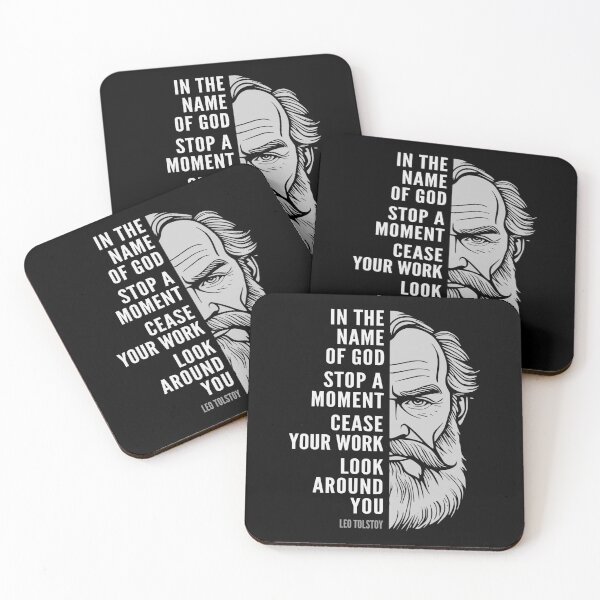 Item preview, Leo Tolstoy Inspirational Quote: Look Around You designed and sold by Elvin Dantes.