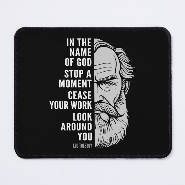 Item preview, Leo Tolstoy Inspirational Quote: Look Around You designed and sold by Elvin Dantes.