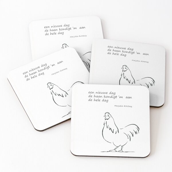 Item preview, Dawn Haiku Dutch minimalist ink drawing designed and sold by KarenKaspar.