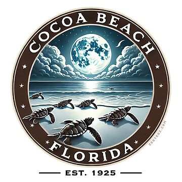 Artwork thumbnail, Cocoa Beach Turtles by zeeteezofficial