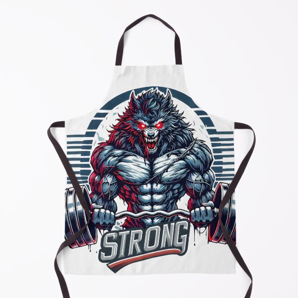 Item preview, Werewolf, Weight Lifting, Retro designed and sold by JonelleTshirts.