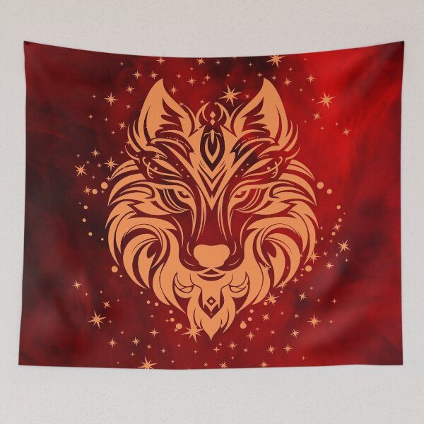 Item preview, Starry Wolf designed and sold by Eranthe Bernardo.