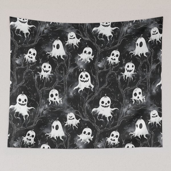 Item preview, Halloween Ghosts - Scary Pattern designed and sold by Fab-Haven.