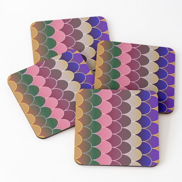 Item preview, Scallop Pattern in Boho Colors Background Element designed and sold by Sharon Schwalbe.