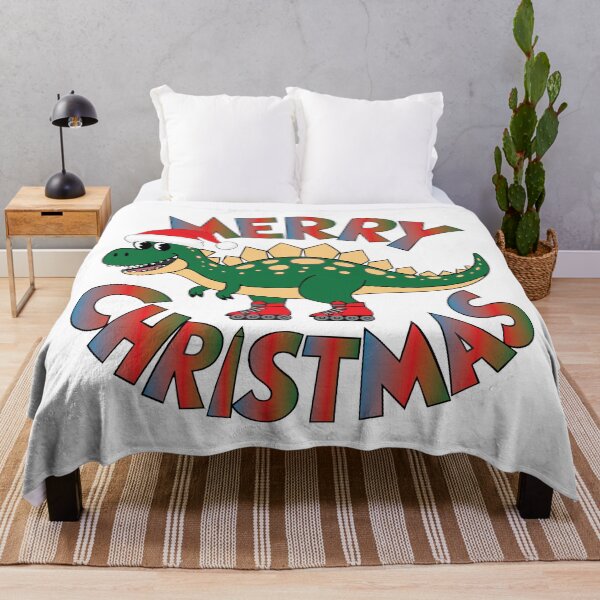 Item preview, MERRY CHRISTMAS - CUTE ROLLERSKATING  CHRISTMAS T REX  DINOSAUR designed and sold by Gihan-Design.