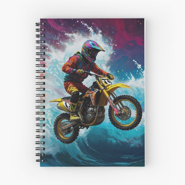Item preview, Motocross Rider Racing the Waves designed and sold by Skye Ryan-Evans.