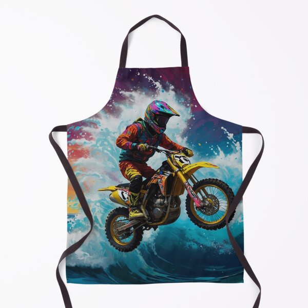 Item preview, Motocross Rider Racing the Waves designed and sold by Skye Ryan-Evans.