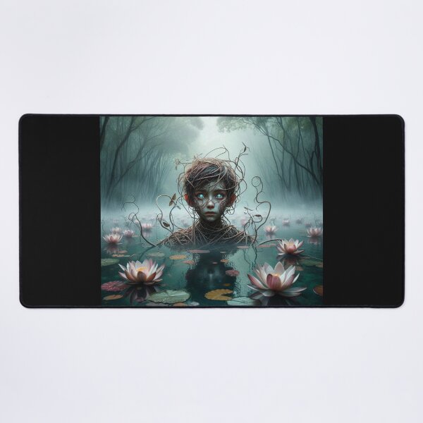 Item preview, Mesmerizing sculpture emerging from the depths of a serene lake designed and sold by sevenmountains.