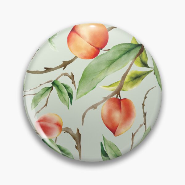 Item preview, Peaches Seamless Pattern designed and sold by kimberpix.
