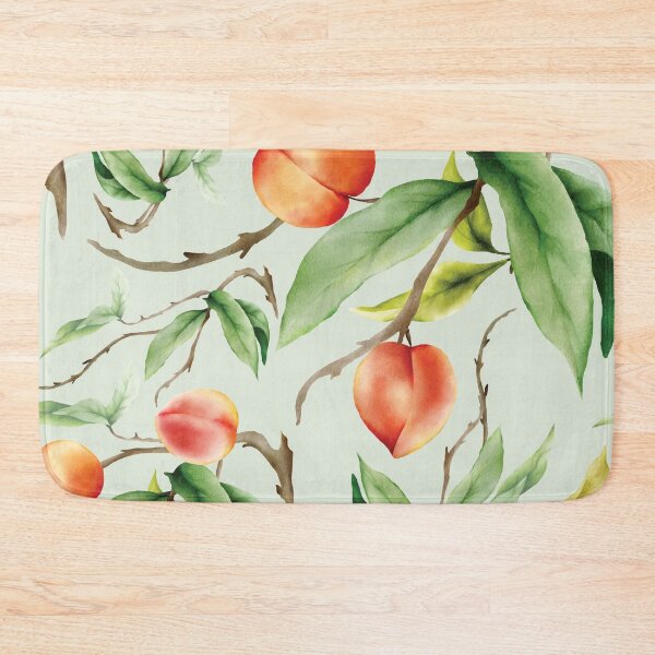 Item preview, Peaches Seamless Pattern designed and sold by kimberpix.