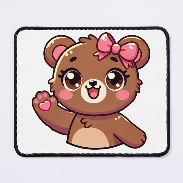 Item preview, Cute Kawaii Brown Bear designed and sold by VultureXP.