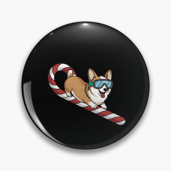 Item preview, Corgi on the slopes christmas time designed and sold by FriendlyLlama.