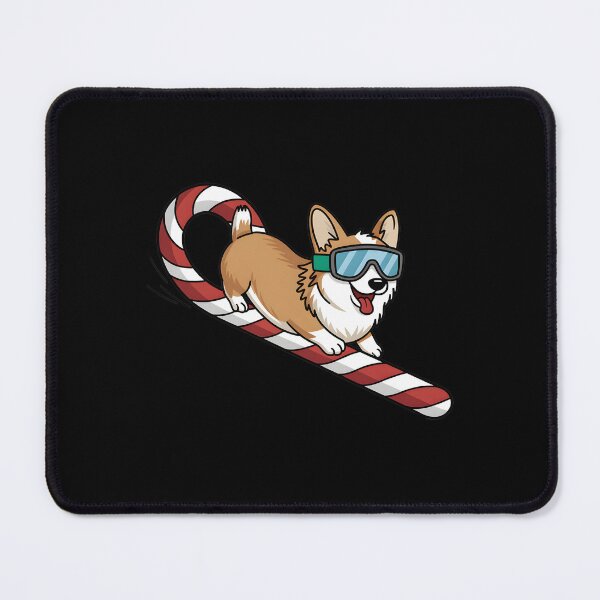 Item preview, Corgi on the slopes christmas time designed and sold by FriendlyLlama.
