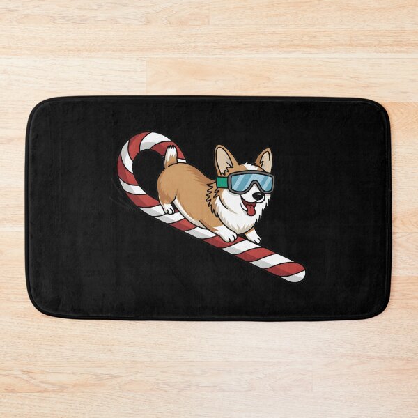 Item preview, Corgi on the slopes christmas time designed and sold by FriendlyLlama.