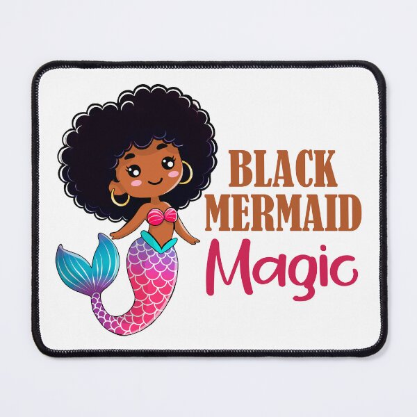 Item preview, Black African Mermaid Power designed and sold by CharmSpell.