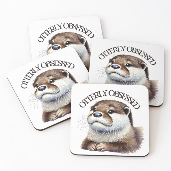 Item preview, Otterly Obsessed Otter designed and sold by MoonMonkeyNbear.