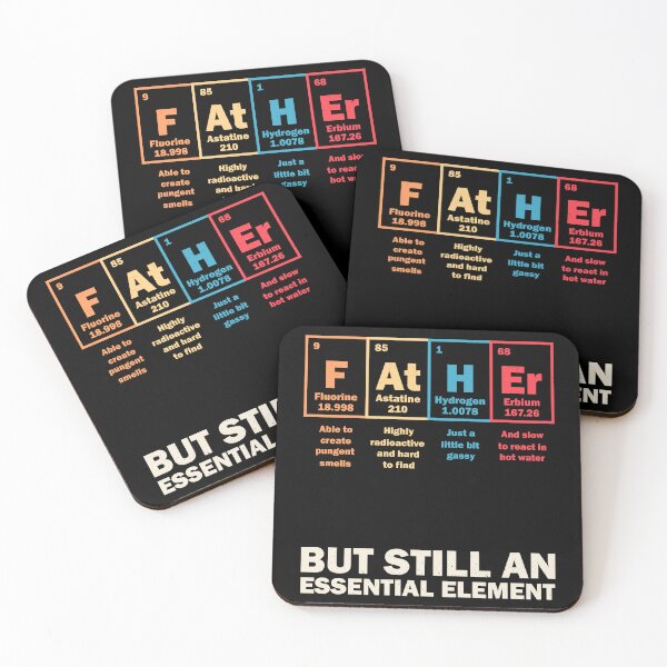 Item preview, Father Periodic Table Essential Elements Chemistry Vintage designed and sold by RayanPod.