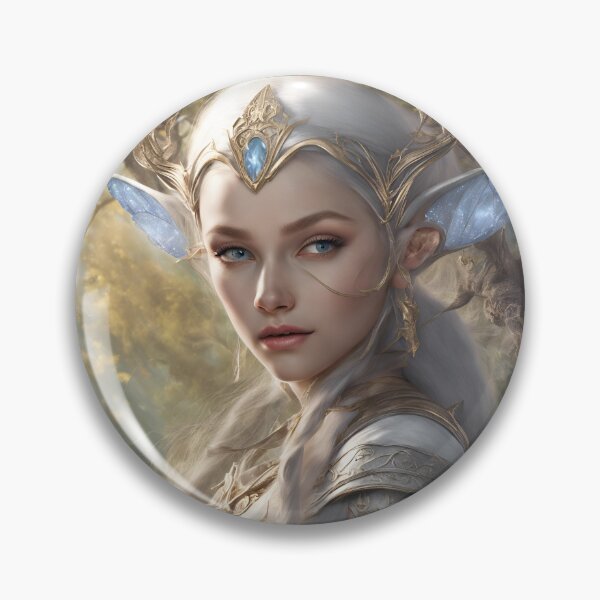 Item preview, Diamant Elf, Elf girl, Girl, Anime, fantasy, astarion girl, magic, designed and sold by GOLDENGARDENART.