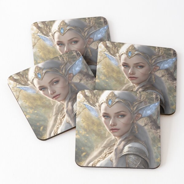 Item preview, Diamant Elf, Elf girl, Girl, Anime, fantasy, astarion girl, magic, designed and sold by GOLDENGARDENART.