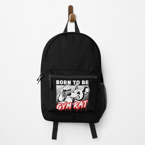 Item preview, Born to be Gym Rat - Motivational and Funny Gym Bodybuilding designed and sold by Dmetalx Art Apparel.