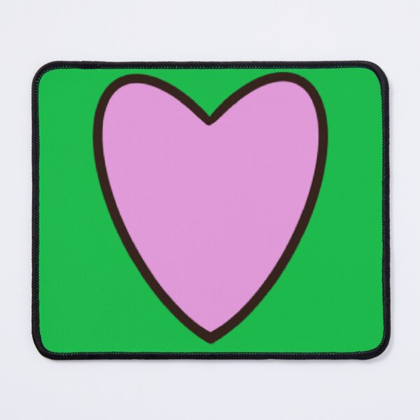 Item preview, My BIG Heart on You, bright green background designed and sold by MonicaArtist.