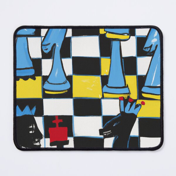 Item preview, Knights - Abstract Chess Art designed and sold by M1KR0.