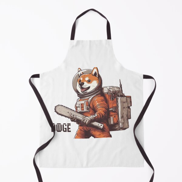 Item preview, Astronaut DOGE holding a chainsaw designed and sold by SpendieSellers.