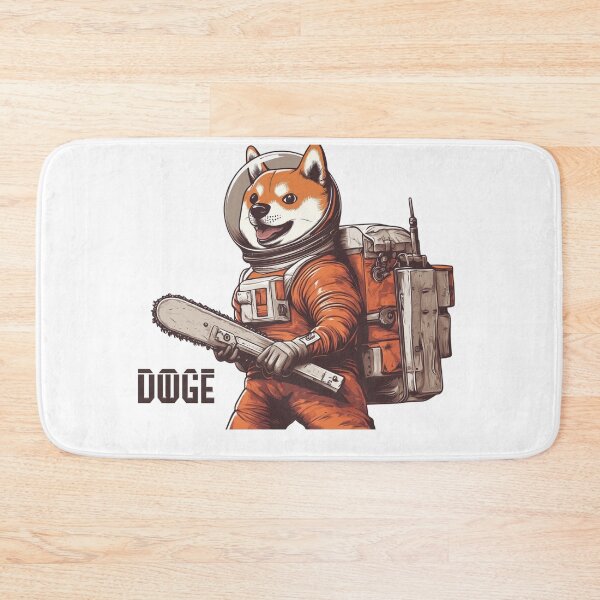 Item preview, Astronaut DOGE holding a chainsaw designed and sold by SpendieSellers.