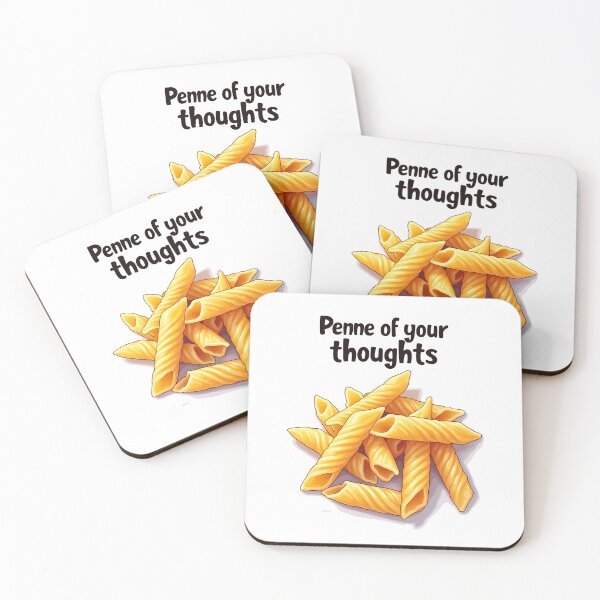 Item preview, Penne of Your Thoughts - Pasta Lovers Gifts designed and sold by kjp-design.