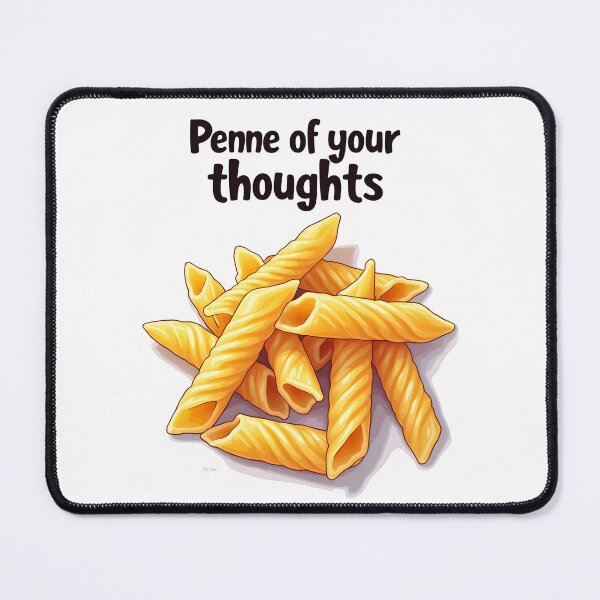 Item preview, Penne of Your Thoughts - Pasta Lovers Gifts designed and sold by kjp-design.