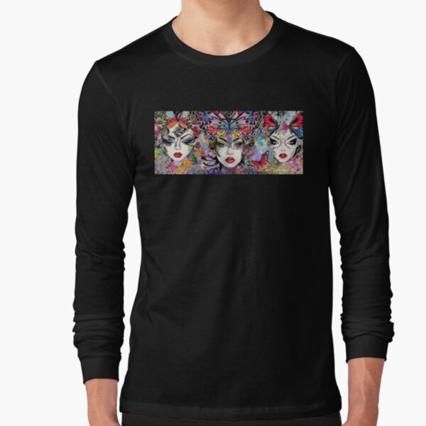 Sirens from The Immersion Book by Tale Teller Club pixel Paintings  Long Sleeve T-Shirt