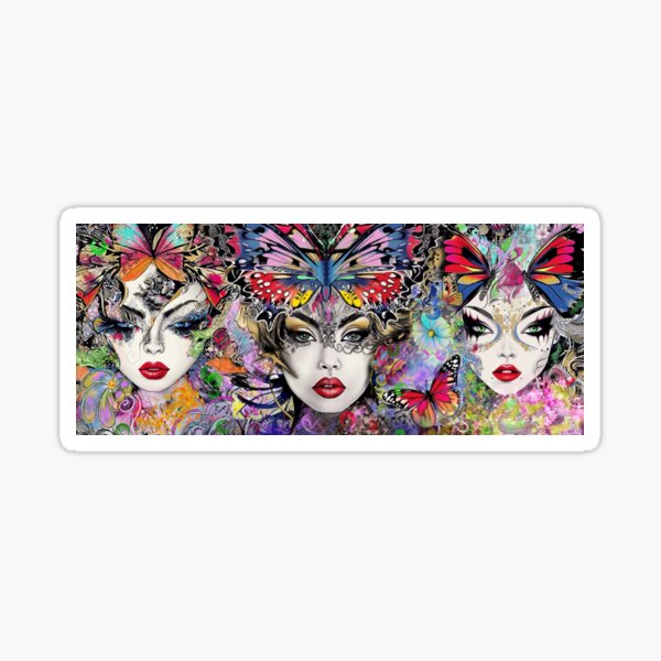 Sirens from The Immersion Book by Tale Teller Club pixel Paintings Sticker