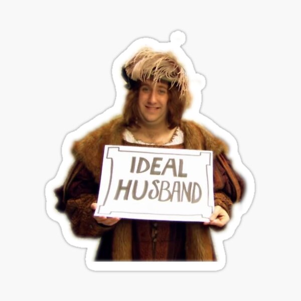 Item preview, richard iii horrible histories outline sticker designed and sold by gilyweedgillman.