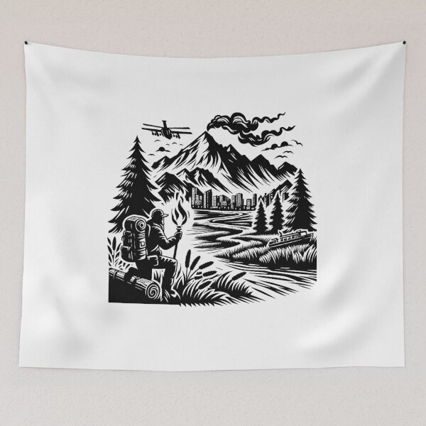 Item preview, Originals Men's Adventure Mountain T-Shirt designed and sold by mourad2018.