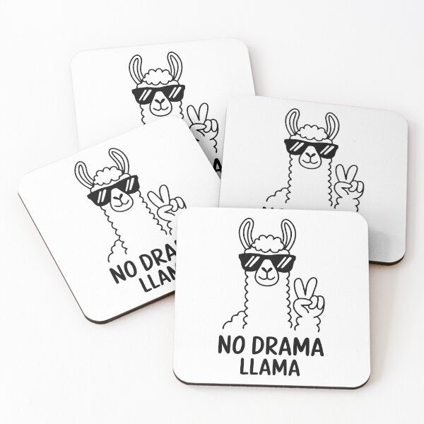 Item preview, No Drama Llama designed and sold by Delemore Art.