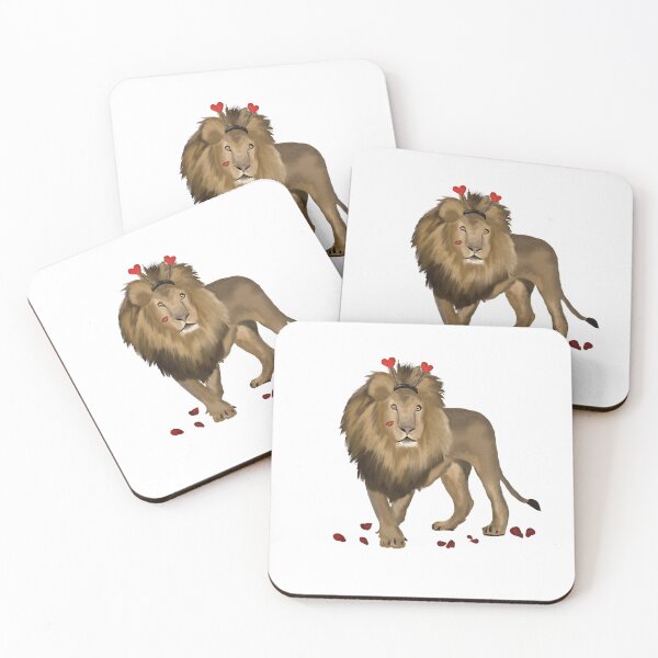 Item preview, Lion in love  designed and sold by SillyGooseCo.