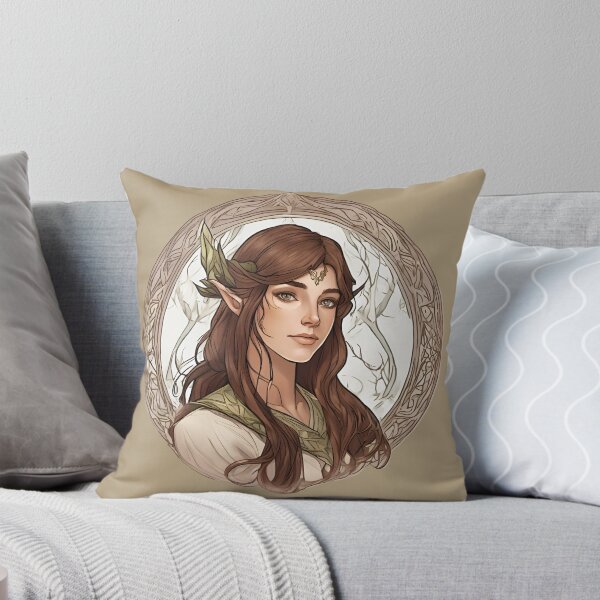 Item preview, Braun Elf, Elf girl, Girl, Anime, fantasy, astarion girl, magic, designed and sold by GOLDENGARDENART.