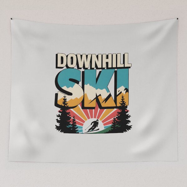 Item preview, Downhill ski for ski lovers designed and sold by FriendlyLlama.