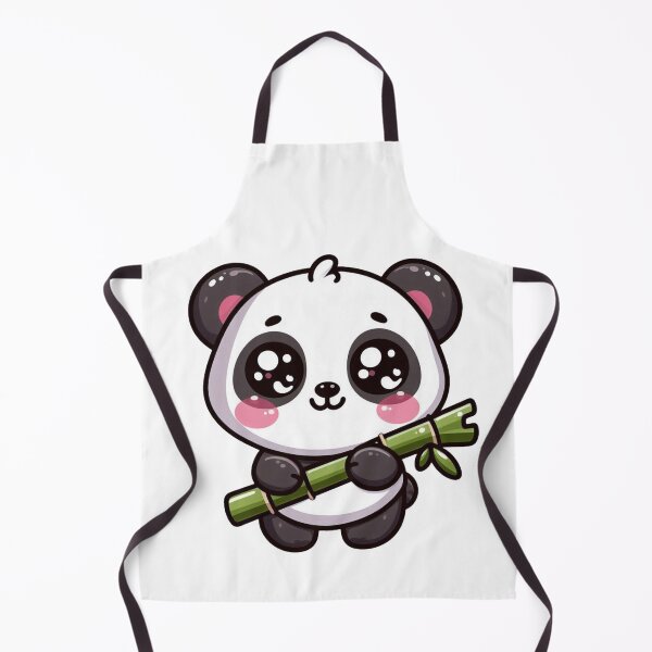 Item preview, Cute Kawaii Panda With Bamboo designed and sold by VultureXP.